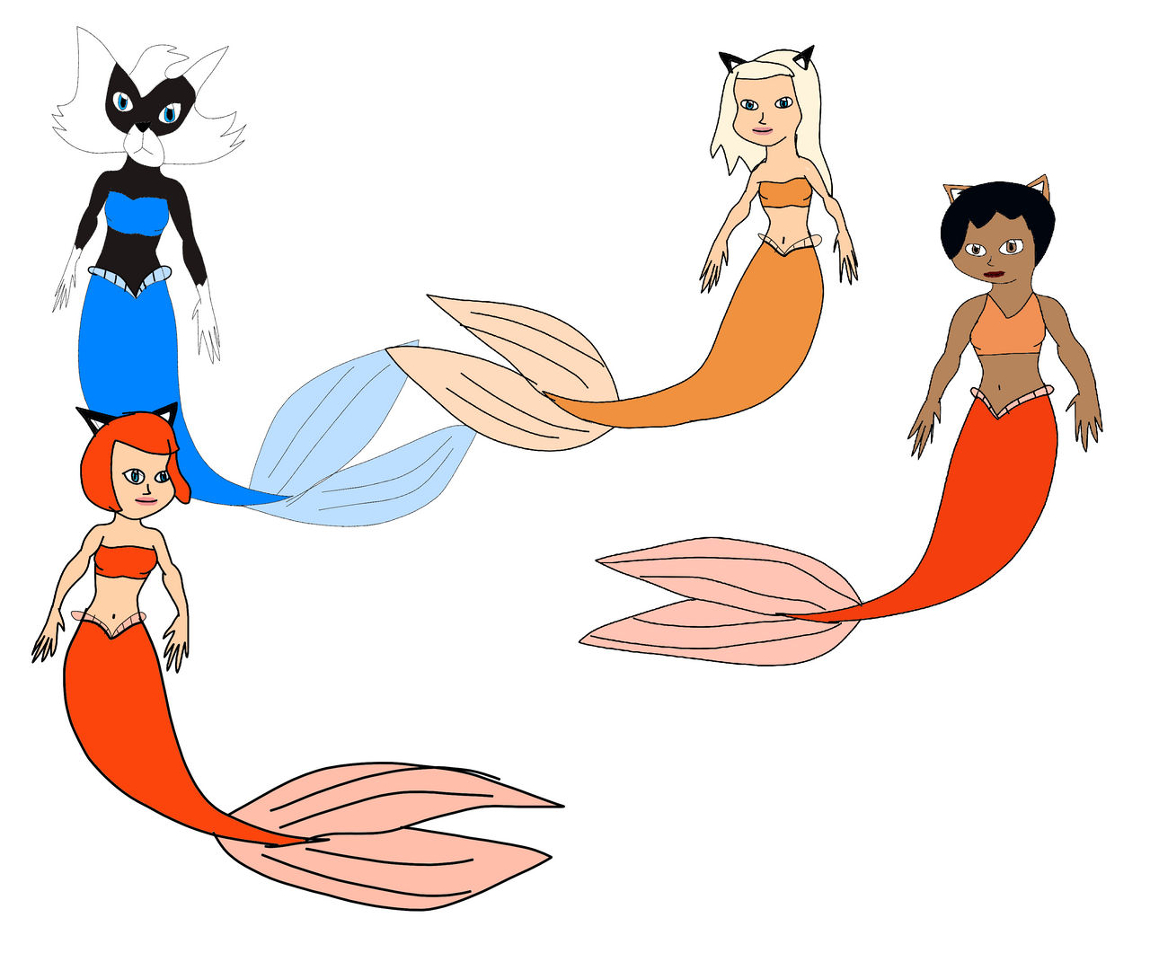 Merfolk Commission by JoshDaPika1991 on DeviantArt