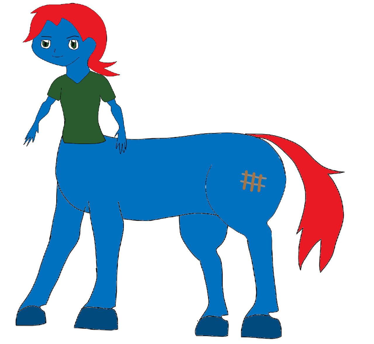 Centaur Rid Ry-BluePony1 Centaur by JoshDaPika1991 on DeviantArt