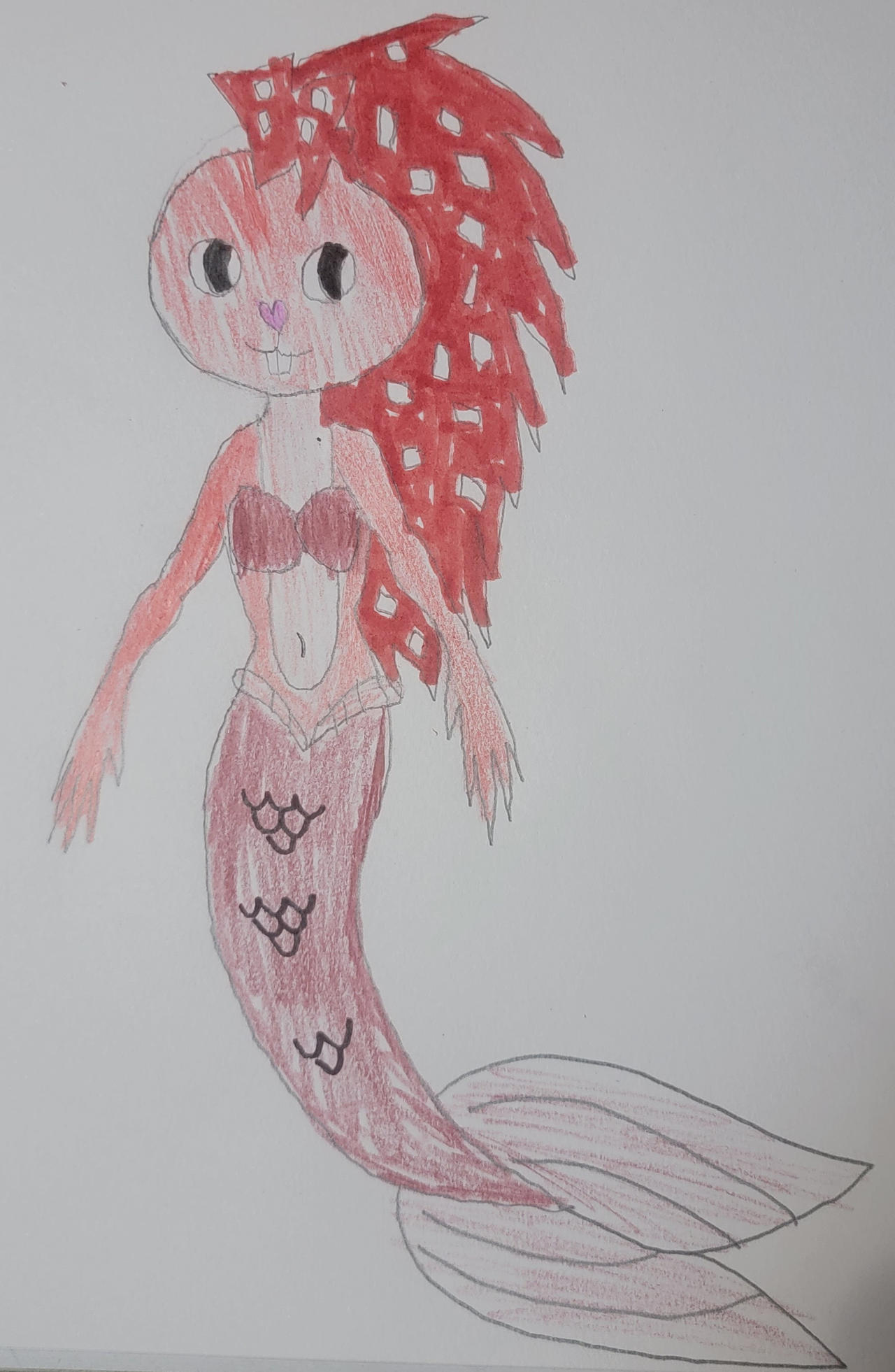 Flaky(Happy Tree Friends) Mermaid by JoshDaPika1991 on DeviantArt