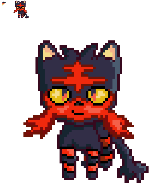 Litten Pixel Art by PlatinumDrawings on DeviantArt