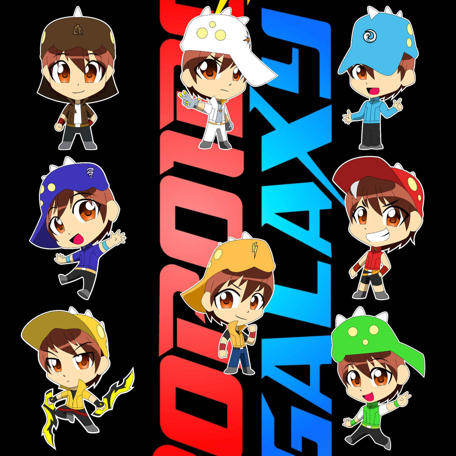 Elements Complete Chibi by TheCatrizable on DeviantArt