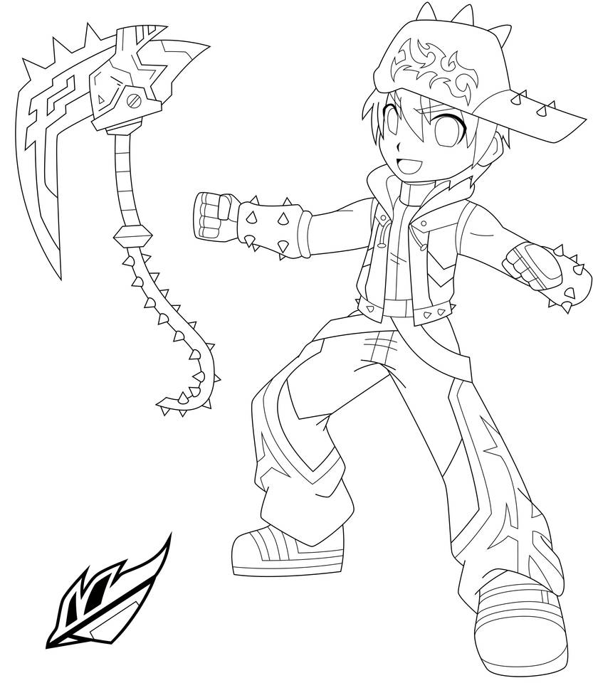 Boboiboy Fusion Pyronite outline by TheCatrizable on DeviantArt