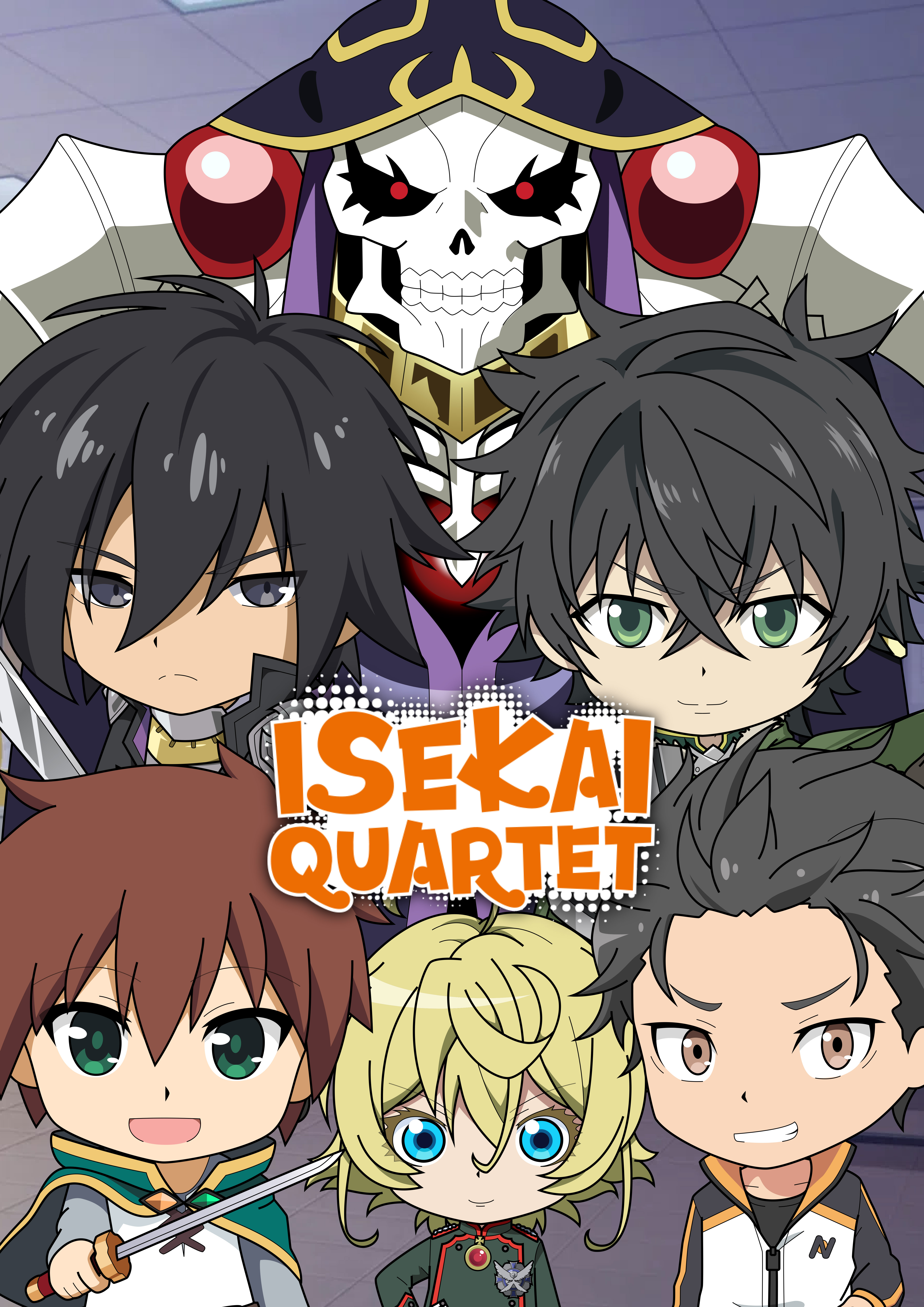 Isekai Quartet 2 ganha data e protagonistas de Shield Hero - IntoxiAnime