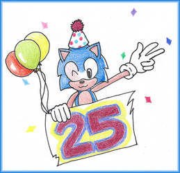 Happy 25th Anniversary Sonic!