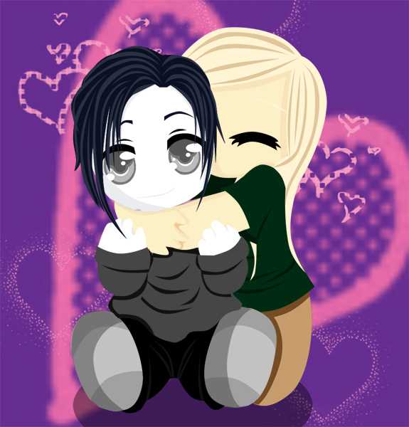 Ash and Meghan Chibi