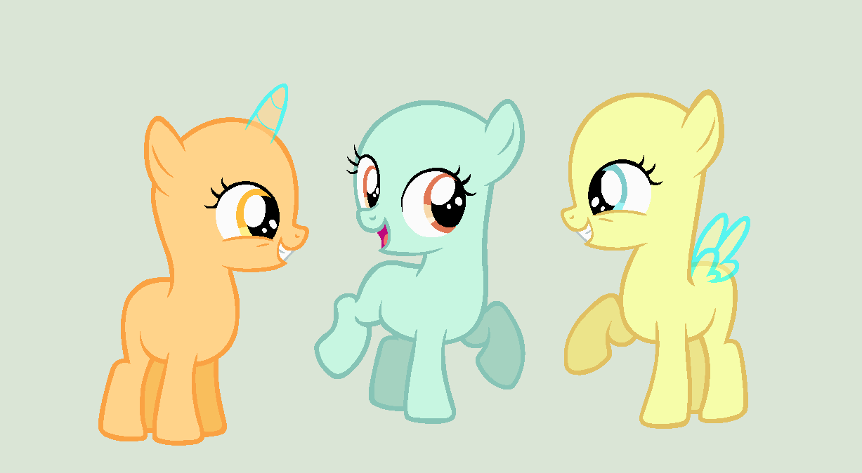 MLP Base 09 by horse-bases on DeviantArt