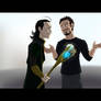 Loki vs Tony