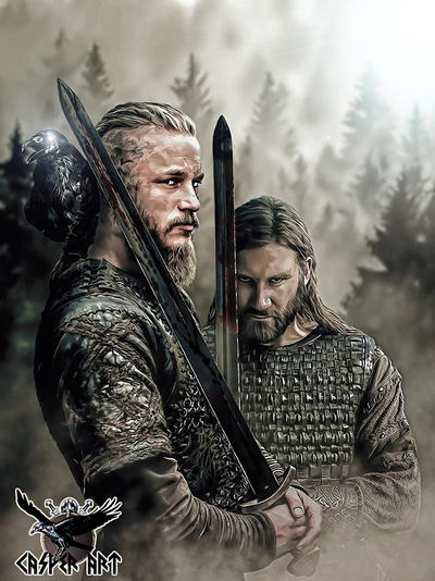 Vikings Ragnar and Rollo by thecasperart on DeviantArt