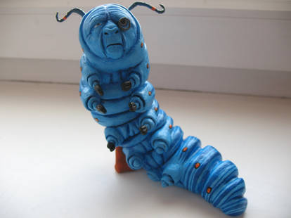 Blue Caterpillar 1