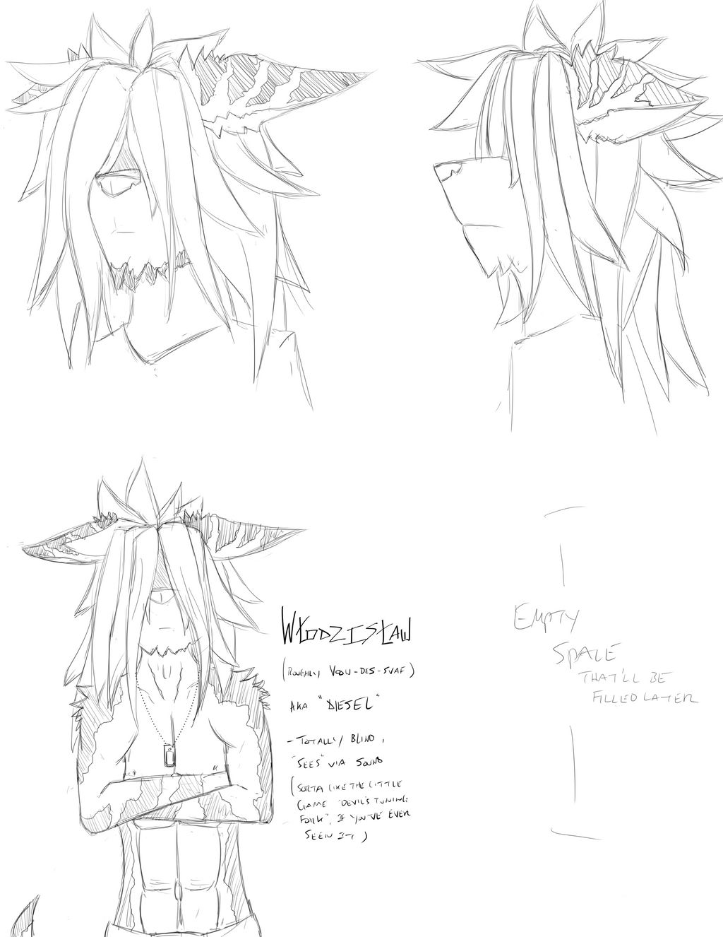 playing around with new character