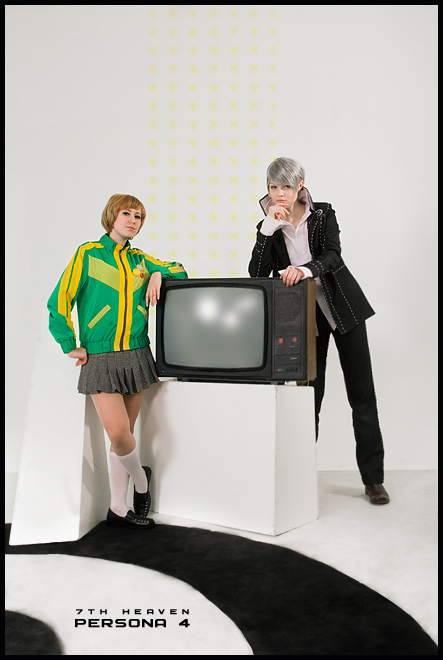 P4 cosplay: Souji and Chie