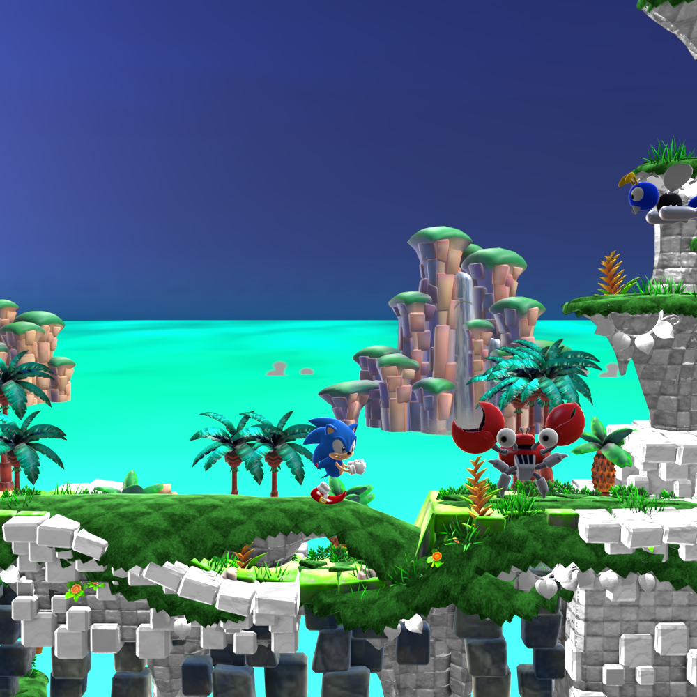 Green Hill Zone 3D by AlphaRox on DeviantArt