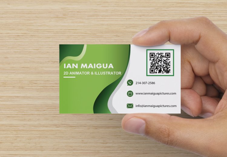 Ian Maigua Pictures Business Card