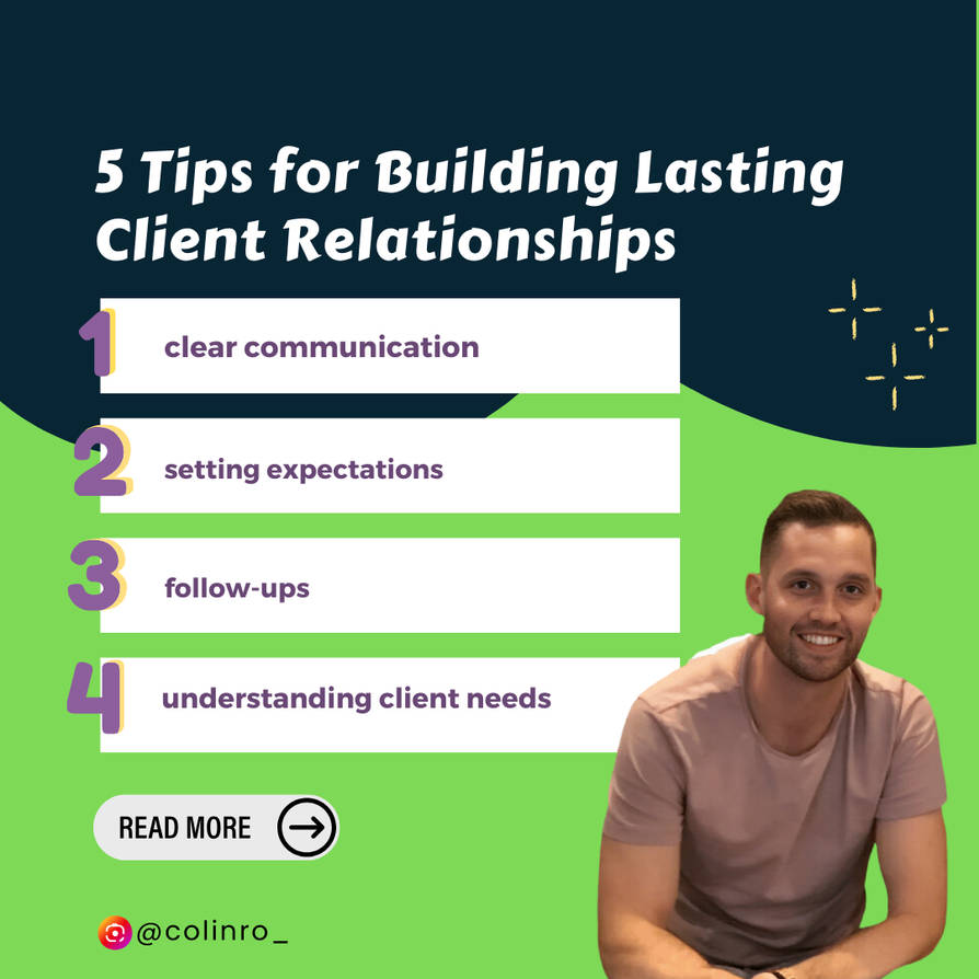 Tips for Building Client Relationship by Colinrowe on DeviantArt