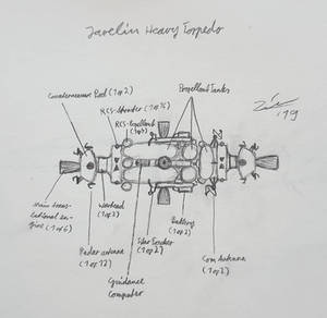 Javelin heavy space torpedo sketch 