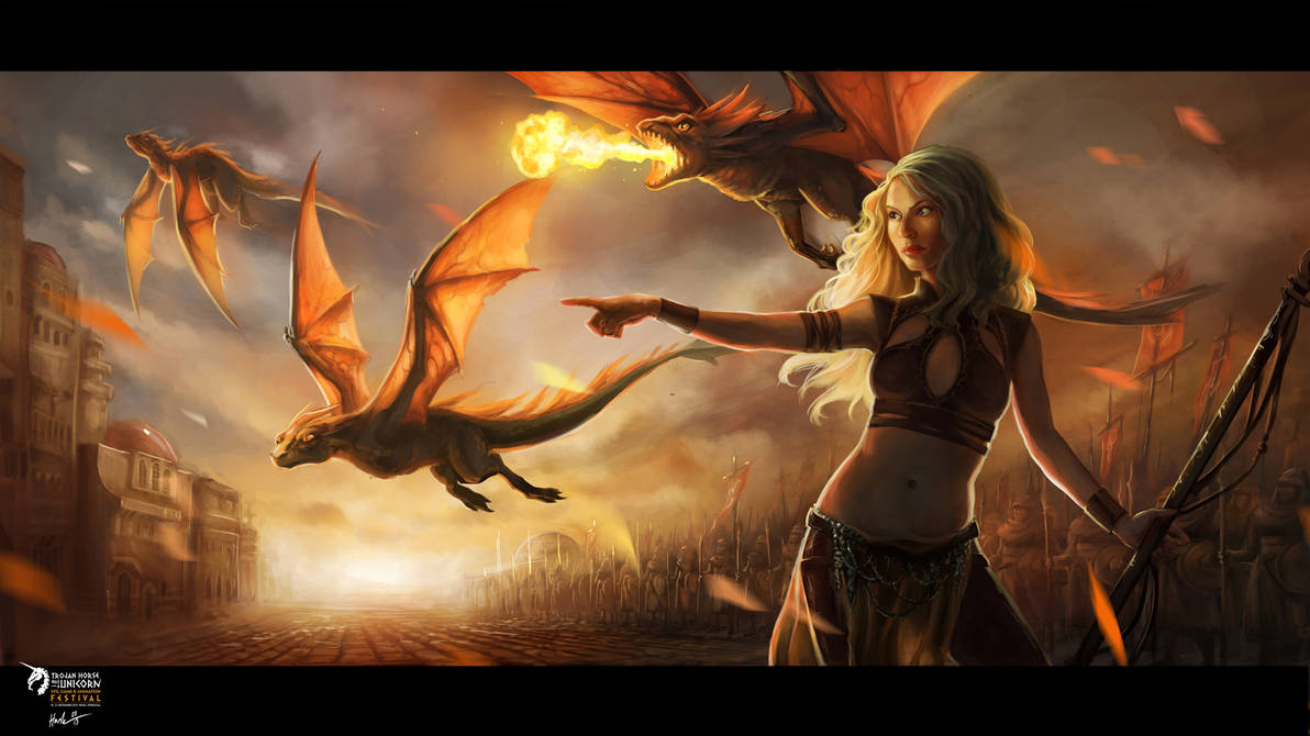 Mother of Dragons by JustaBlink
