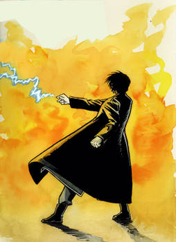 Roy Mustang color sketch