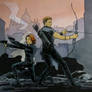 more Black Widow and Hawkeye fanart