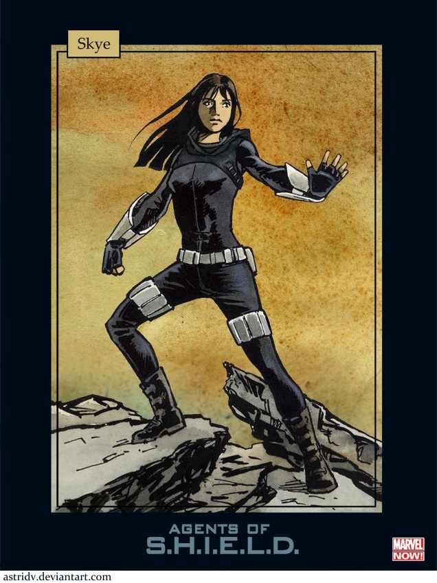 Agents of SHIELD trading cards: Skye