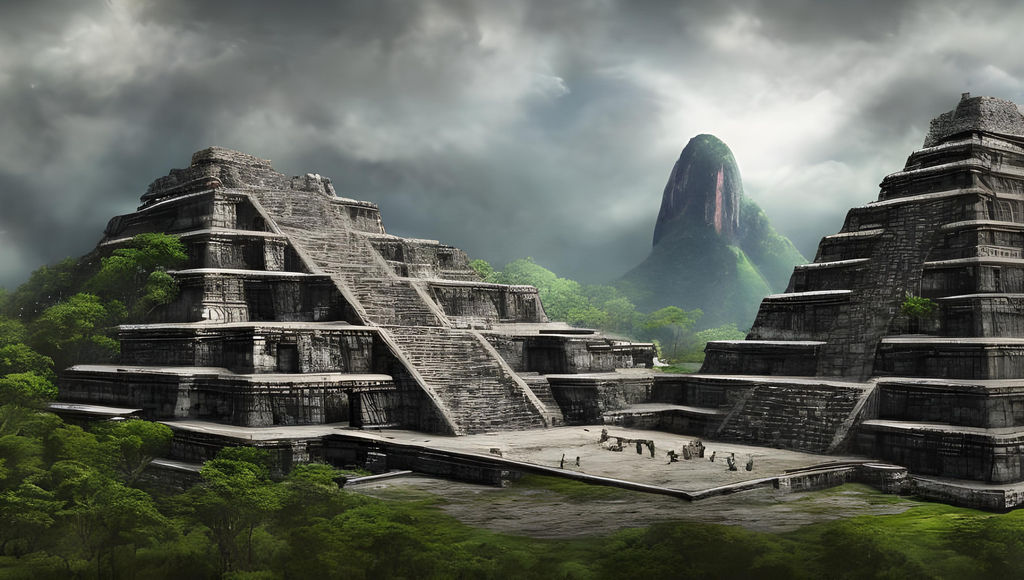 Mayan Temples by ox3art on DeviantArt