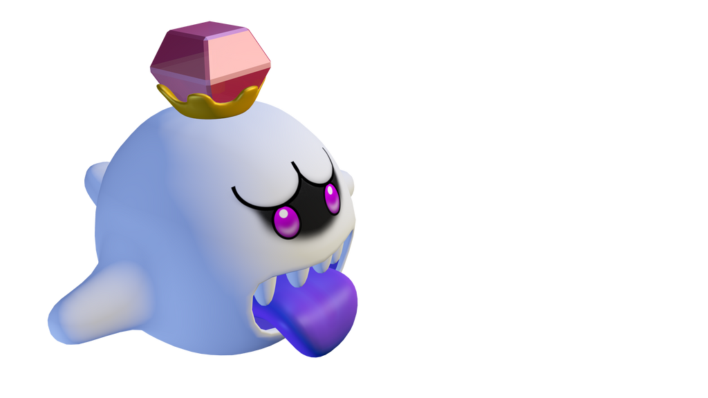 King Boo 3D Model by andrebauscher on DeviantArt