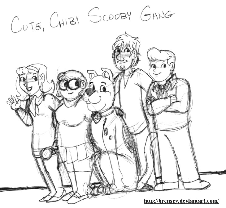 Cute Chibi Scooby Gang