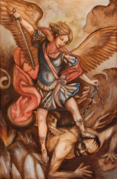 Archangel Michael Defeating Satan