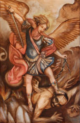 Archangel Michael Defeating Satan