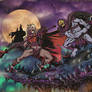 HORDAK VS SKELETOR distress