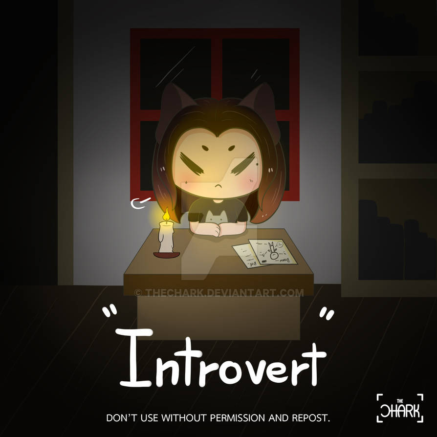 Introvert | Chibi ver.Nekomimi Style by TheChark on DeviantArt