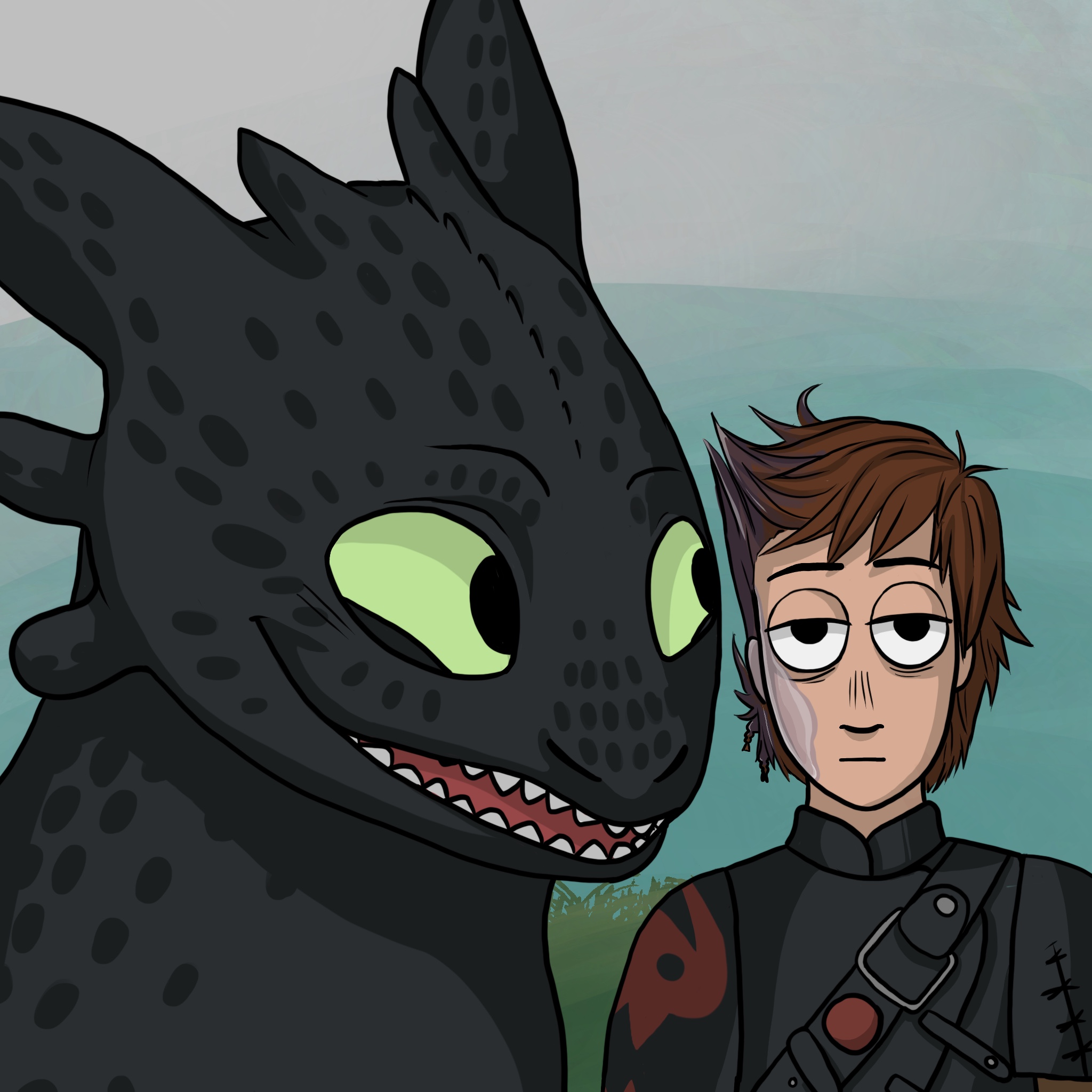 Hiccup Riding Toothless Minecraft Hiccup and Toothless by Scains on DeviantArt