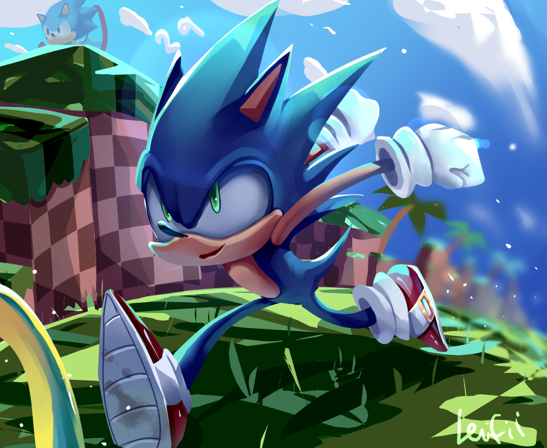 Super sonic vs hyper sonic by leifii on DeviantArt