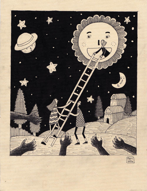 The Moon by feriwe The Moon by feriwe