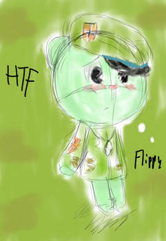 Sad Flippy doodle .A.