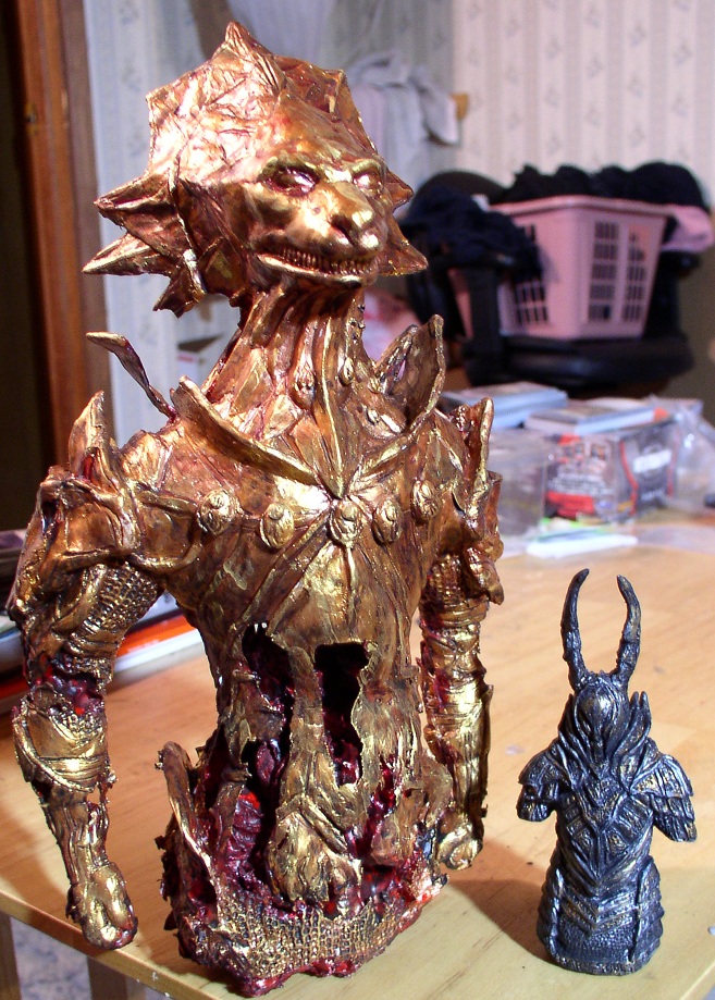 Ornstein defeated bust statue view 2