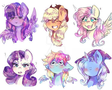 Some pony sketches