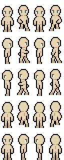 Pixel Rpg Sprite Base RPG Sprite Base by TheBeelZ on DeviantArt