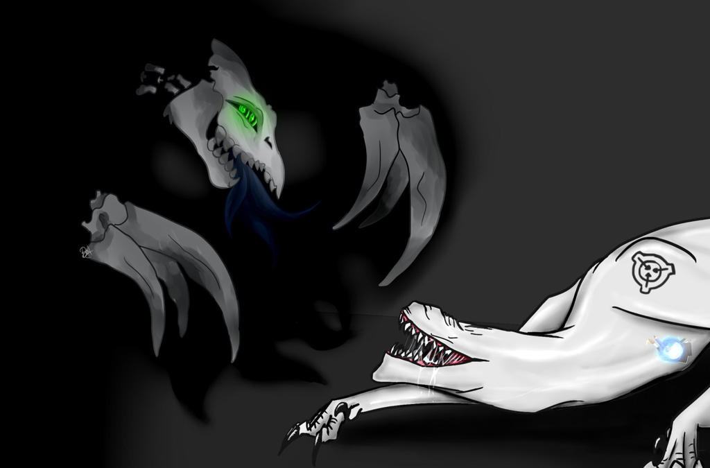 SCP-999 human and 'monster' form by FreyaTheFox666 on DeviantArt