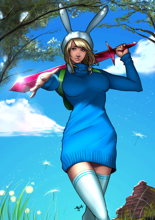 Adventure Time - Fionna Colored by eHillustrations on DeviantArt