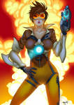 Overwatch - Tracer - Boom by eHillustrations