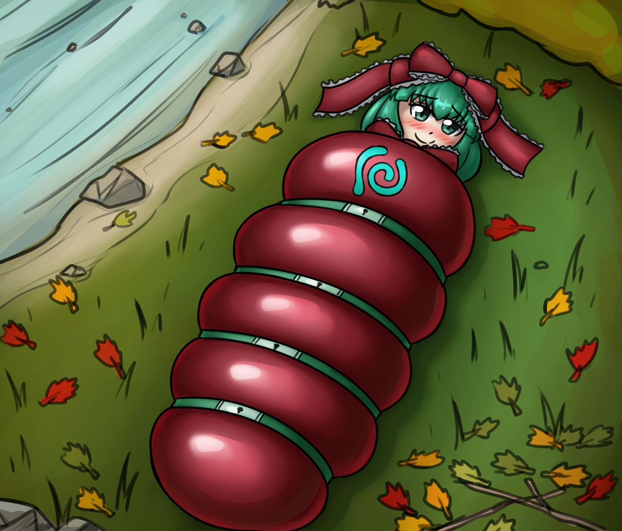Inflatable Sleepsack Deviantart Commissions I've Gotten: Sleepsack of Misfortune by CrystalSeaRestraint ...