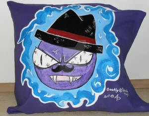 Shiny mafioso Gastly - Pillowcase