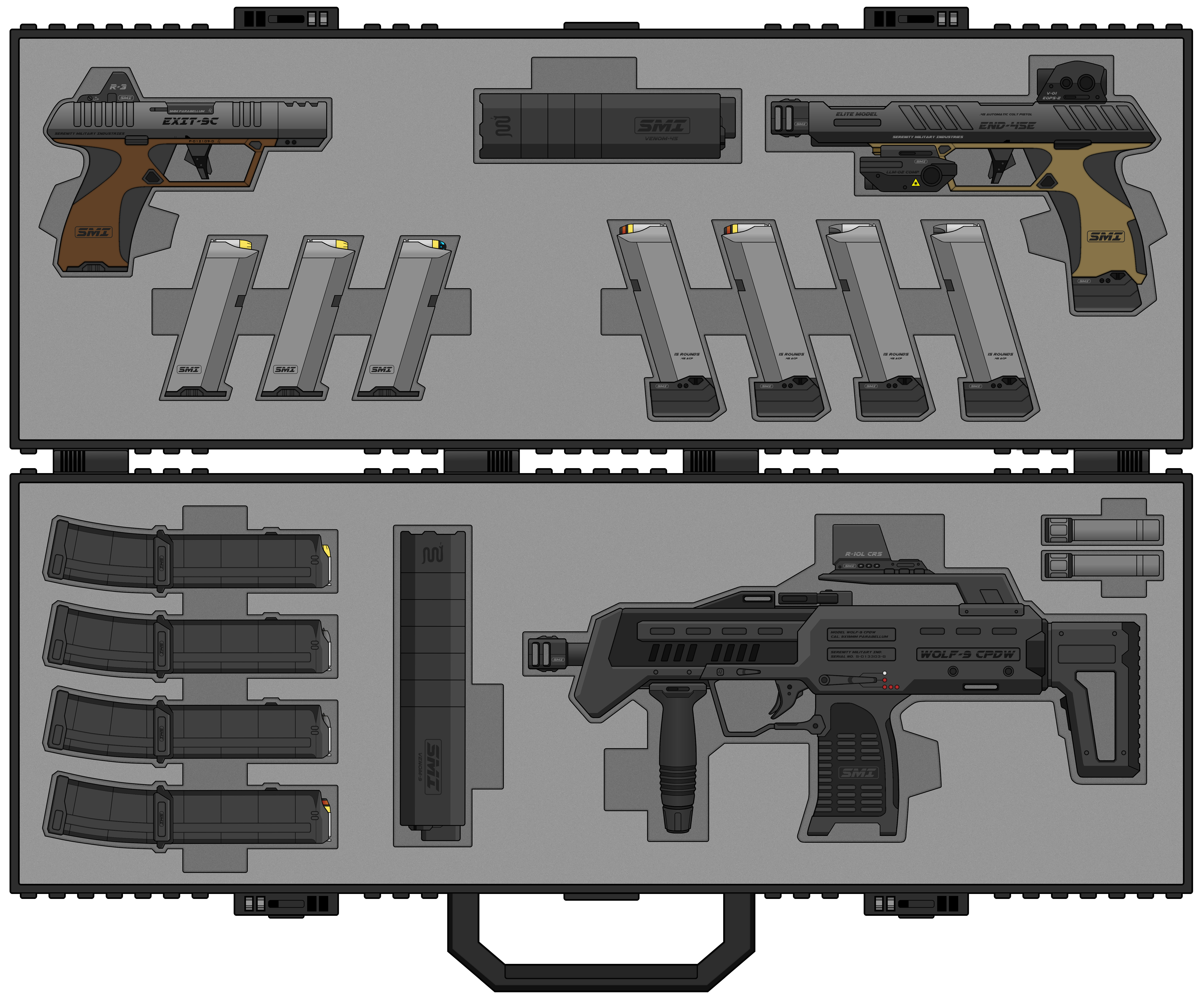 My Gun collection : FN-FiveSeven (aka Punisher) by 7749 on DeviantArt