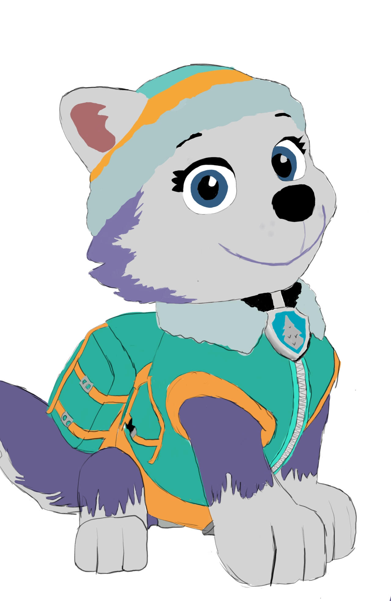 Paw Patrol Everest Fur Color