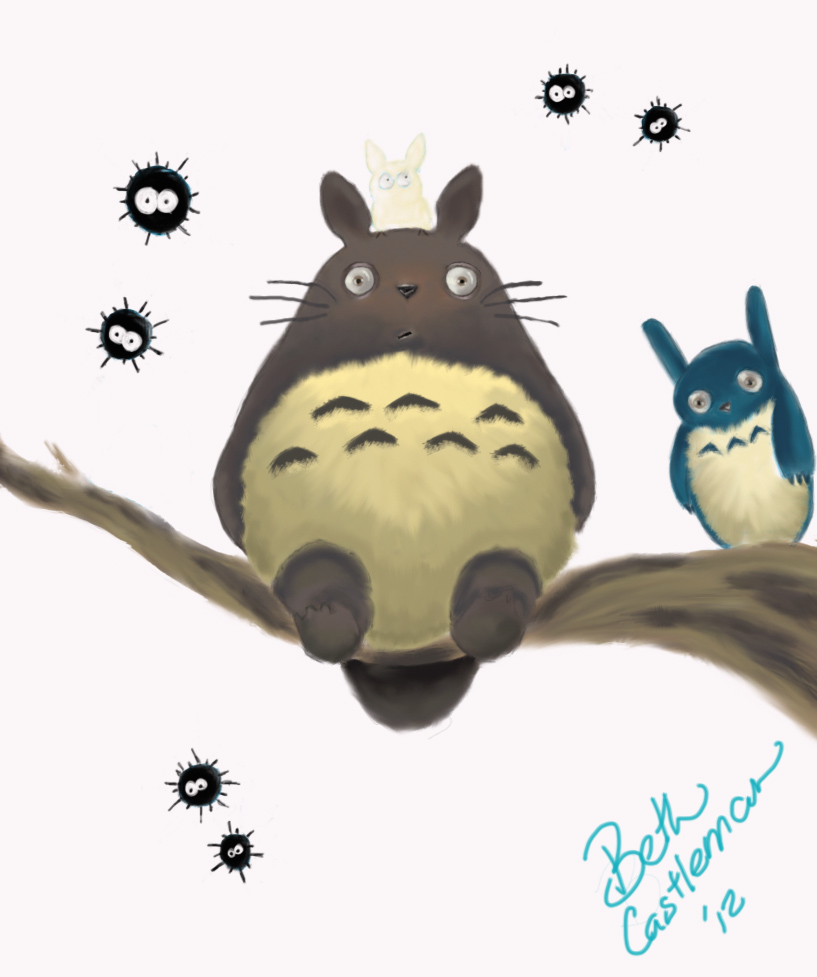 Totoro and Soot Gremlins.