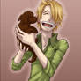 Sanji and Puppy