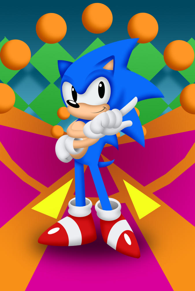 Classic Sonic by ProfessorZolo on DeviantArt