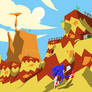 Sonic Origins: Scramble Canyon Zone