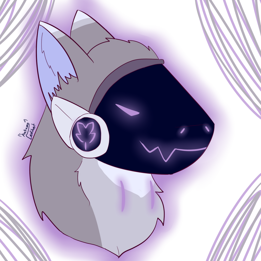 I made a protogen head! I was going to make one with the visor