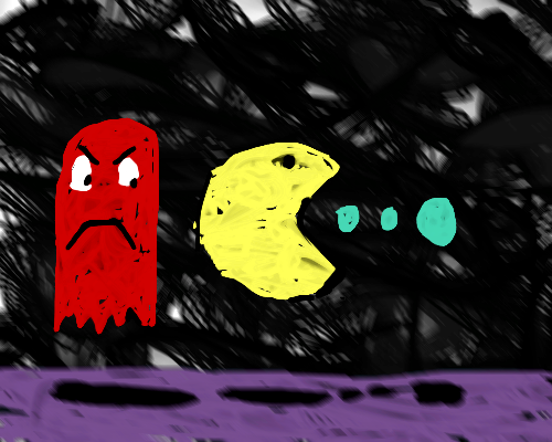 Pac Man Rage Deviantart PACMAN by dat-g on DeviantArt